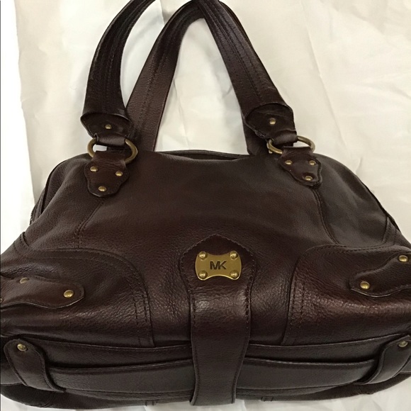 Vintage Michael Kors Leather Satchel Handbag